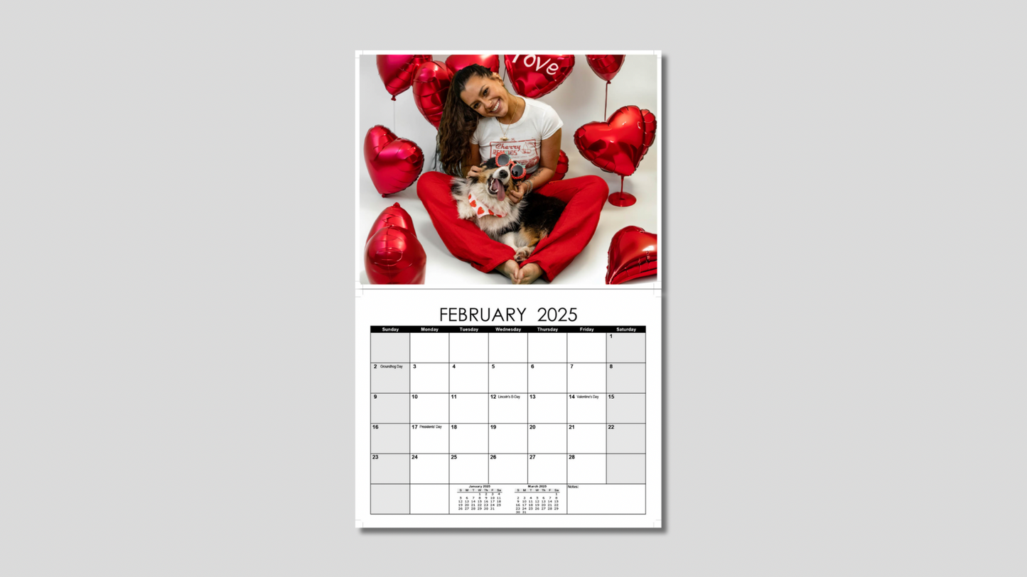 2025 Whitney Wren Puppy Photo Calendar