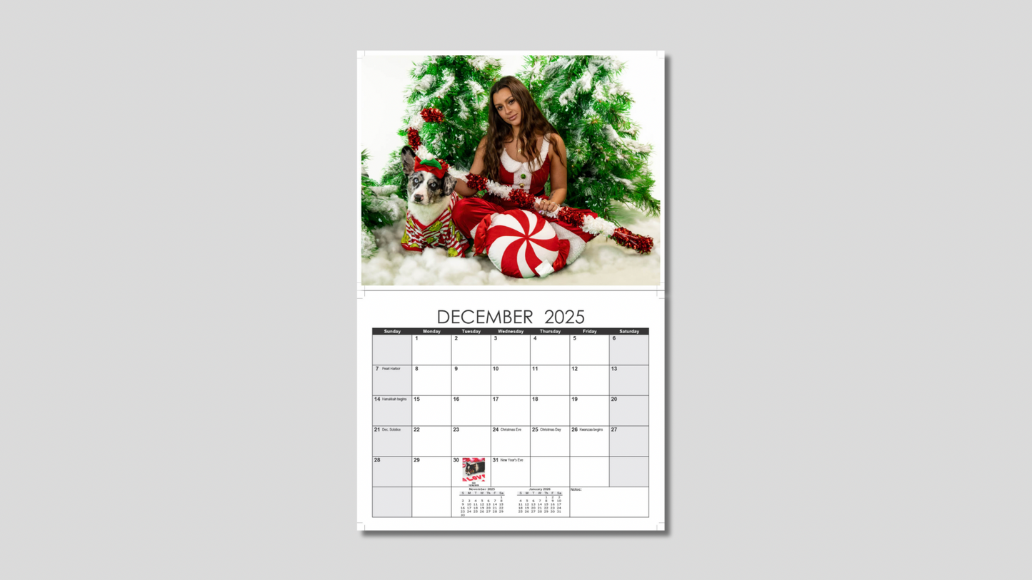 2025 Whitney Wren Puppy Photo Calendar