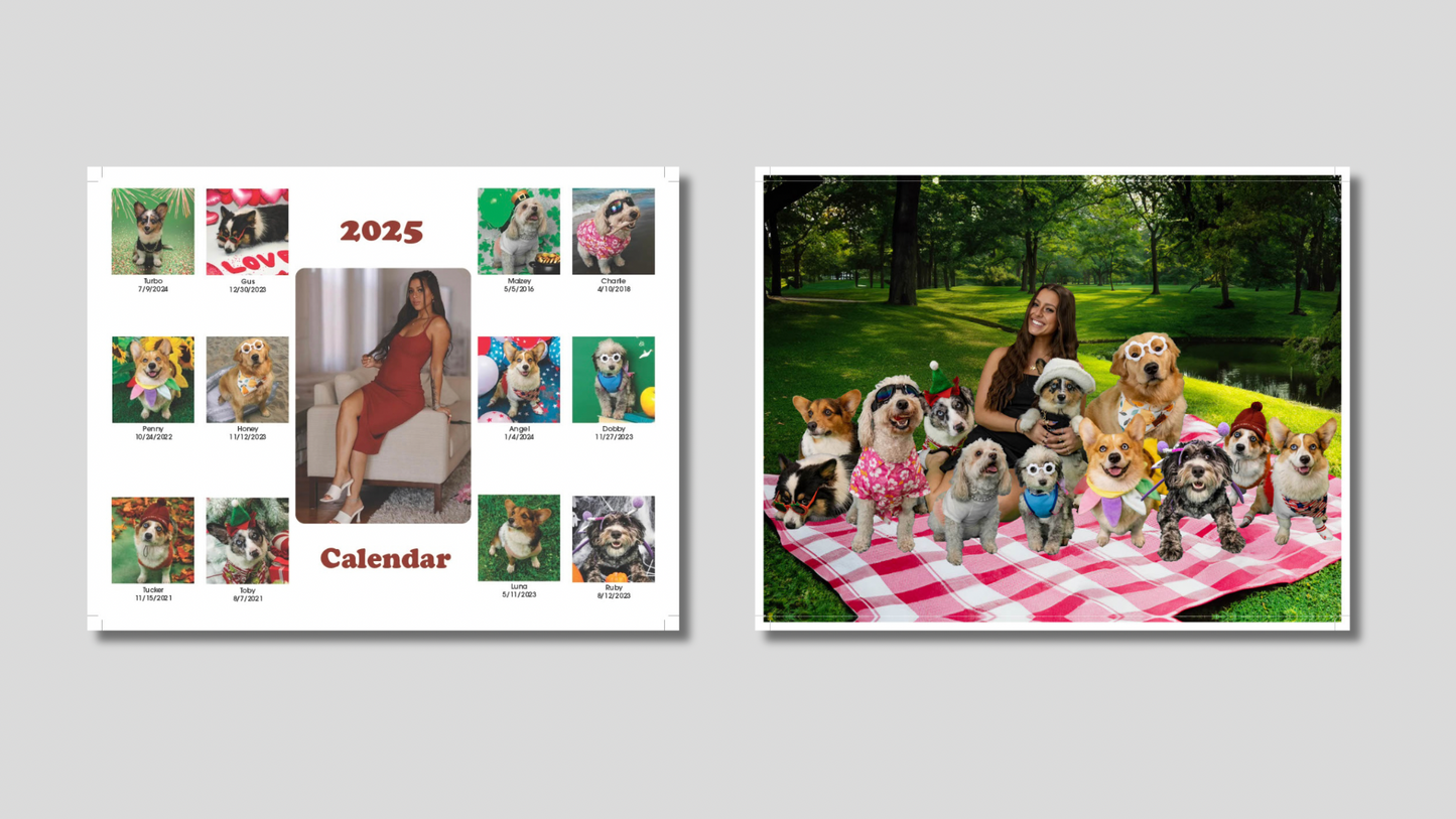 2025 Whitney Wren Puppy Photo Calendar