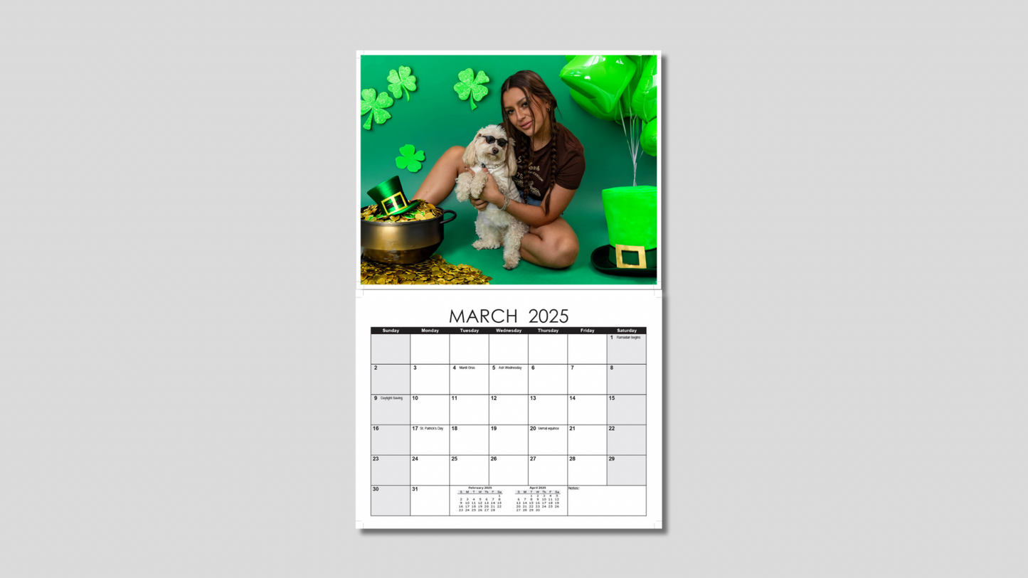 2025 Whitney Wren Puppy Photo Calendar