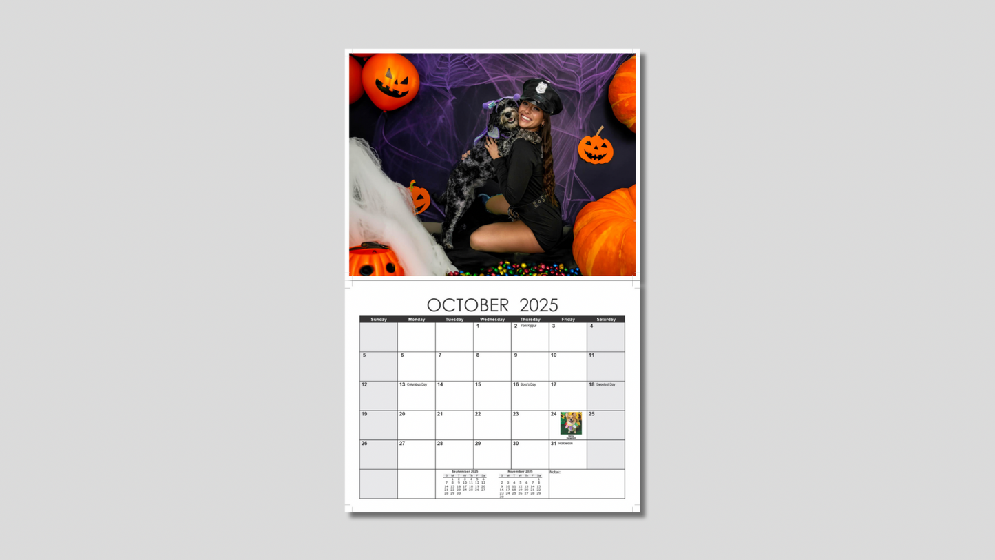 2025 Whitney Wren Puppy Photo Calendar